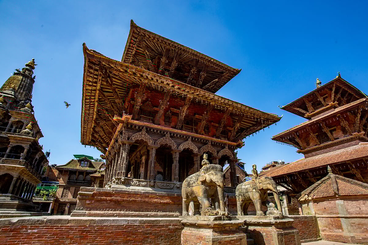 Shutterstock : Patan Durbar Square is situated at the center of Lalitpur, Nepal